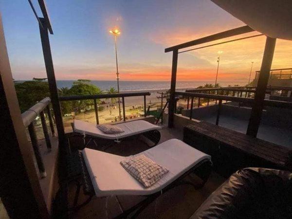 Ap Pepe Alecrim Com Jacuzzi E Solario Frente Ao Mar 公寓