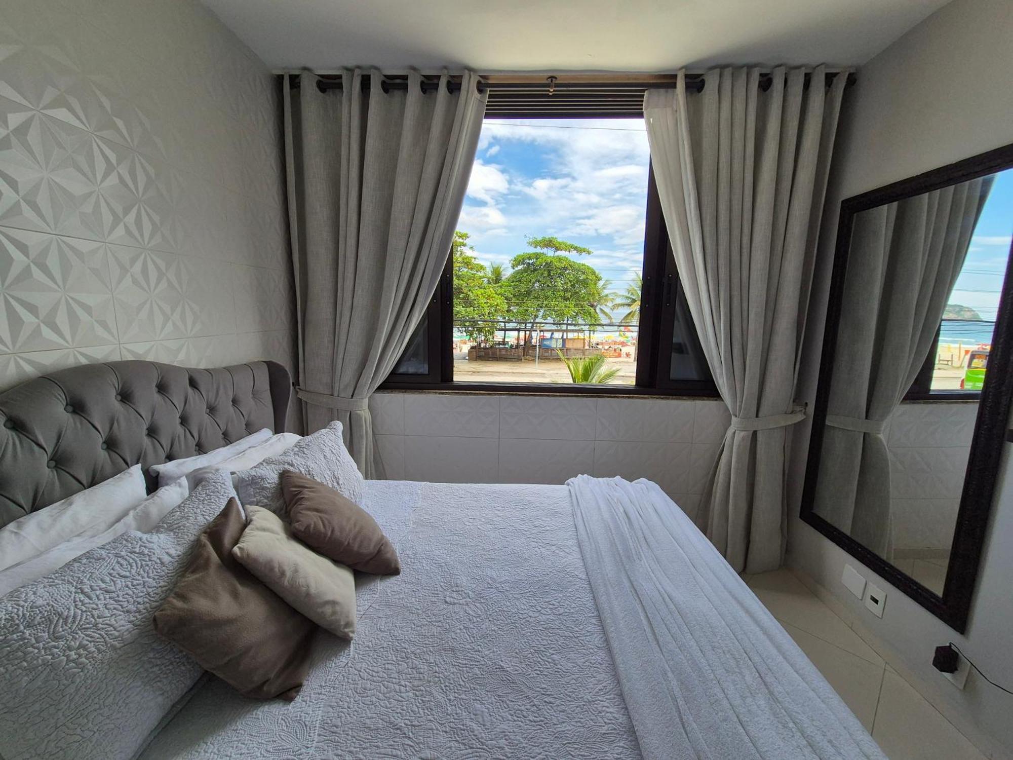 Ap Pepe Alecrim Com Jacuzzi E Solario Frente Ao Mar 公寓 *