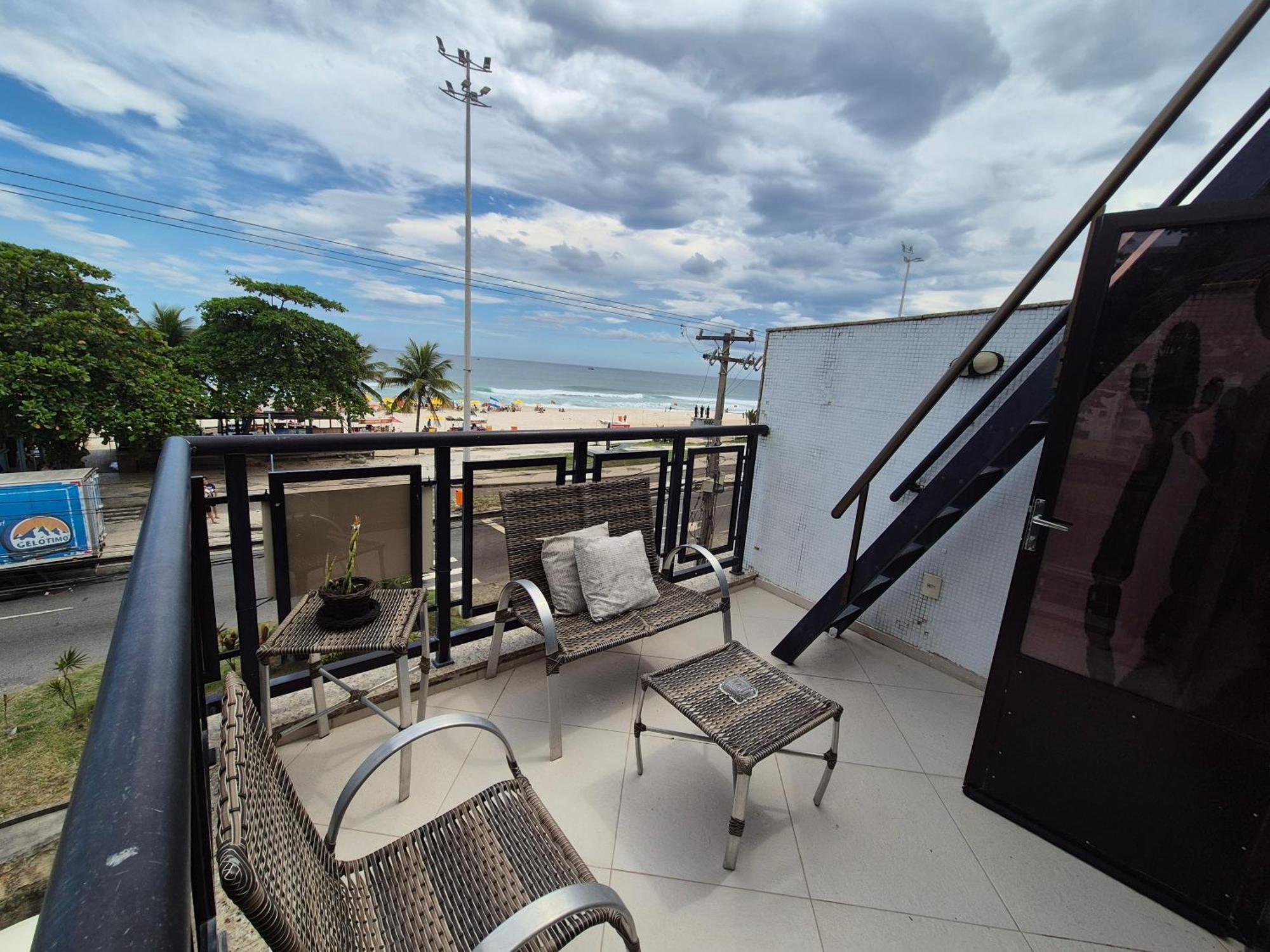 公寓 Ap Pepe Alecrim Com Jacuzzi E Solario Frente Ao Mar *