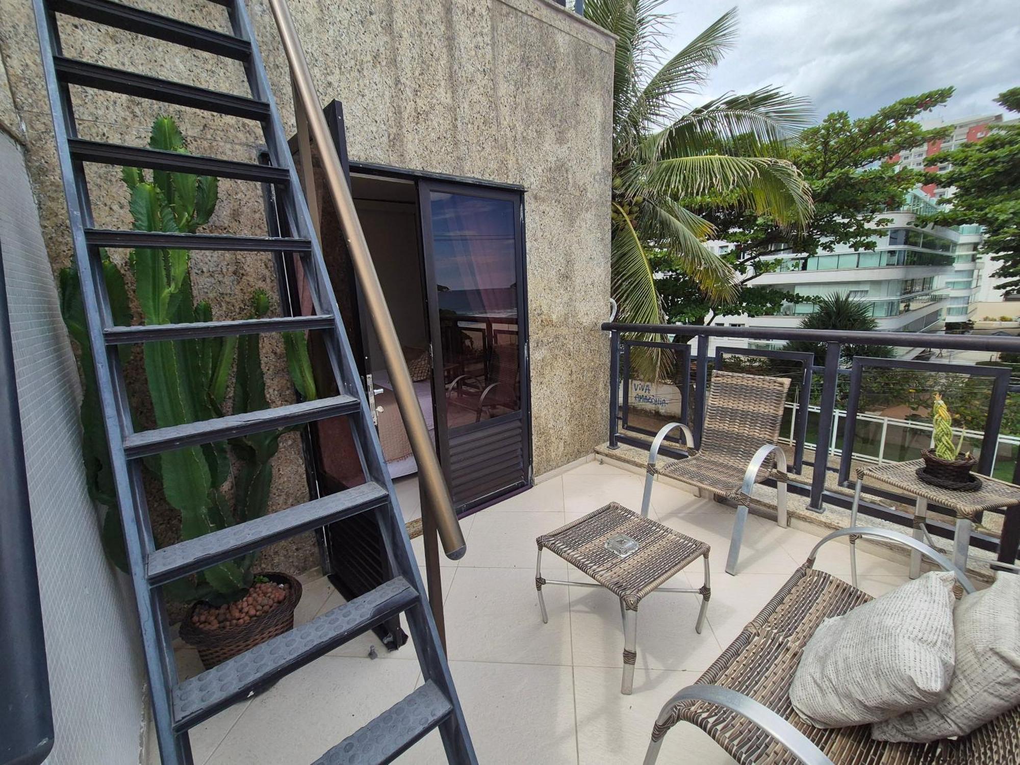 公寓 Ap Pepe Alecrim Com Jacuzzi E Solario Frente Ao Mar 里约热内卢